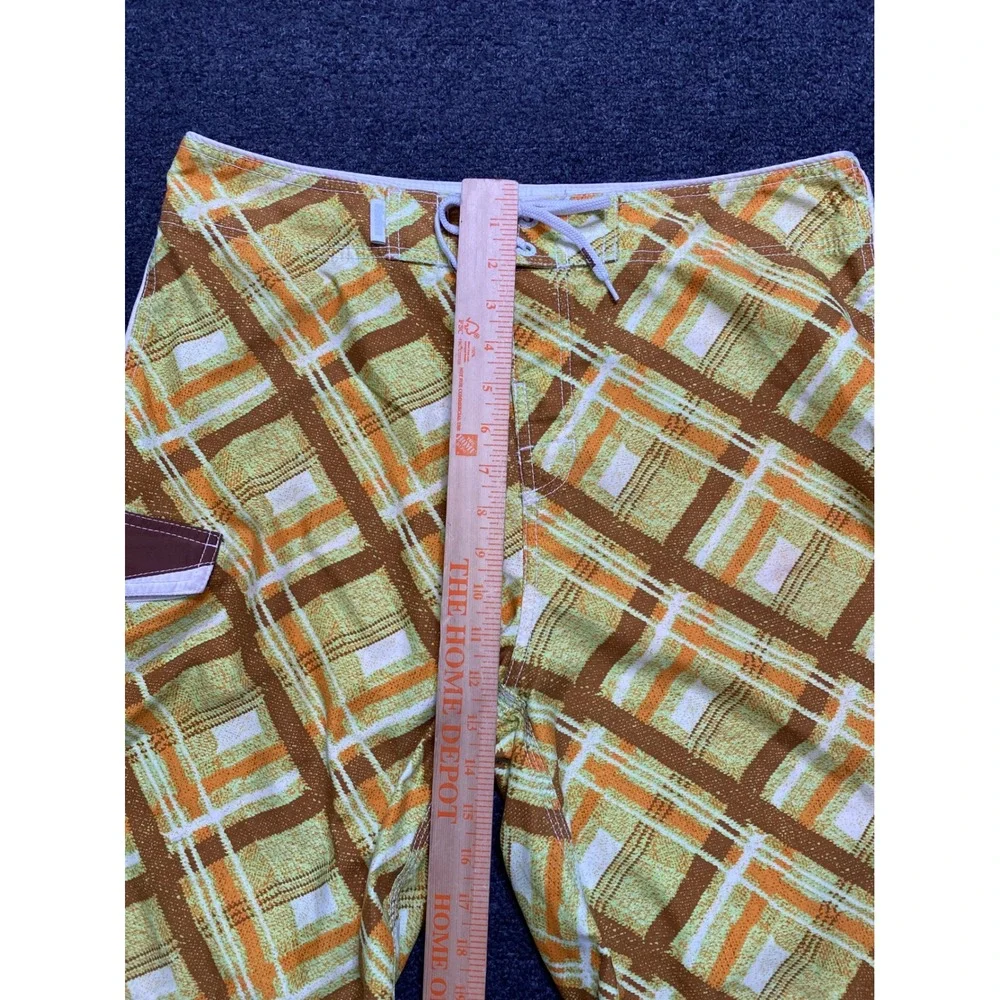 Katin Board Shorts Multicolor Plaid Mens 34 Retro Lace Up Swim Trunks Outdoors